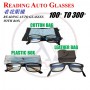 READING GLASSES TR90 8001 AQ-246 C/W TRANSPARENT BOX (100° TO 300°)