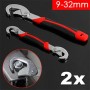 1pack X 2pcs MULTI-FUNCTION UNIVERSAL QUICK SNAP ADJUSTABLE WRENCH SET