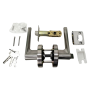 AERO CYLINDRICAL LOCK TUBULAR LEVER SET - STAINLESS STEEL