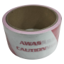 AWAS RED & WHITE WARNING TAPE (2" X 50MTR)