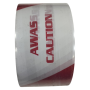 AWAS RED & WHITE WARNING TAPE (2" X 50MTR)
