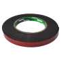 NISSHO DOUBLE SIDED PE BLACK FOAM TAPE - RED LINER (8Mtr) M900-093, M900-094, M900-095