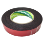 NISSHO DOUBLE SIDED PE BLACK FOAM TAPE - RED LINER (8Mtr) M900-093, M900-094, M900-095