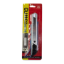 PVC HANDLE METAL CUTTER UTILITY KNIFE NTC-388 (AUTO 18mm)