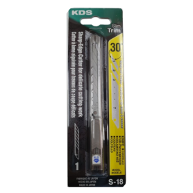 S-18  (9mm 30DEG ) KDS HI-CUTTER SILIM TRIM SHARP CUTTER UTILITY KNIFE & BLADE