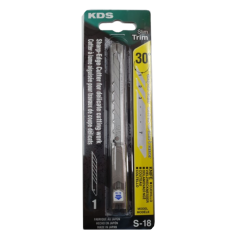 S-18  (9mm 30DEG ) KDS HI-CUTTER SILIM TRIM SHARP CUTTER UTILITY KNIFE & BLADE