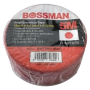 BOSSMAN PVC WIRE TAPE (18mm X 5Mtr) BLACK, RED, GREEN, BLUE, YELLOW
