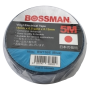 BOSSMAN PVC WIRE TAPE (18mm X 5Mtr) BLACK, RED, GREEN, BLUE, YELLOW
