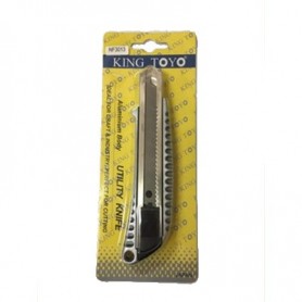 KINGTOYO ALUMINIUM CUTTER UTILITY KNIFE KT-NF3013A (18mm)