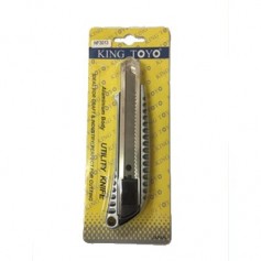 KINGTOYO ALUMINIUM CUTTER UTILITY KNIFE KT-NF3013A (18mm)