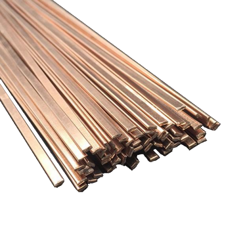 BEDRA PHOSPHORUS COPPER BRAZING ROD-0% SILVER (FLAT BRAZING ROD) (1.3 X 3.2 X 500mm)
