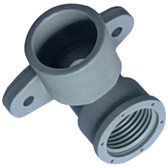 NYLON WALL PLATE ELBOW - H&F (1/2")