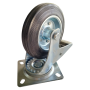 ( 3" 4" 5" 6" 8" ) DOCKER RUBBER WHEEL - RRB- BRAKE ,RRR- RIGID, RRS- SWIVEL