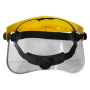 SAFETY FACE SHIELD C/W CLEAR GLASS REDUCING  (27mm HM-8005)