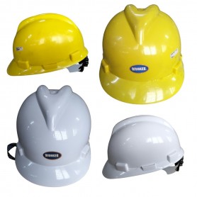 WORKER SAFETY HELMET - V-TYPE 800 (WHITE, YELLOW)