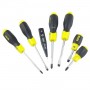 STANLEY STMT66679 6PCS CUSHION GRIP MAGNETIC TIP SCREWDRIVER SET WITH DIGITAL TEST PEN 92-002 (66-679)