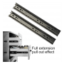 (14" / 16" / 18" / 20") EX FULL EXTENSON DRAWER SLIDER 3-LAYERS