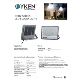 LED LYKEN DFD2 SERIESLED LIGHT - 6500K (DFD2)