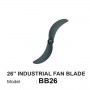INDUSTRIAL FAN BLADE ONLY - 2BLADE (26")
