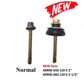 SDS HEX RW SCREW WITH CUP WASHER (G12 X 2" / G12 X 2-1/2")