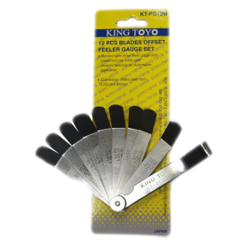 KINGTOYO KT-FG12M 45DEG FEELER GAUGE SET (MM - 12pcs)
