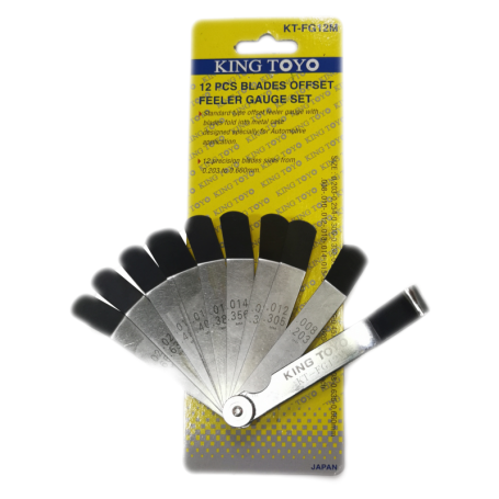 KINGTOYO KT-FG12M 45DEG FEELER GAUGE SET (MM - 12pcs)