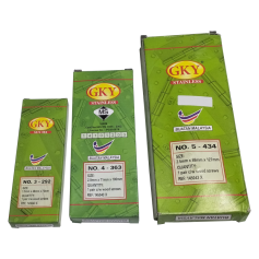 GKY SS304 STAINLESS STEEL HINGES - No 3-292 4-363 5-434