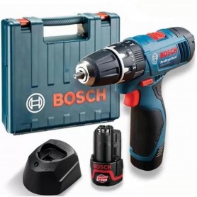 BOSCH CORDLESS HAMMER IMPACT DRIVER DRILL 12V (06019G81L0) (GSB 120-Li-2.0Ah)