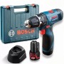 BOSCH CORDLESS HAMMER IMPACT DRIVER DRILL 12V (06019G81L0) (GSB 120-Li-2.0Ah)