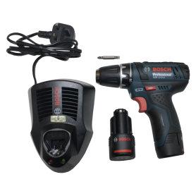 BOSCH CORDLESS SCREW DRIVER 12V 2.0Ah 30Nm (06018681LA) (GSR12-2Li)