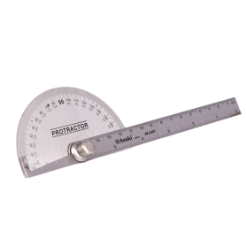 STAINLESS STEEL PROTRACTOR (6" - 0-180DEG)