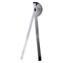 STAINLESS STEEL PROTRACTOR (6" - 0-180DEG)