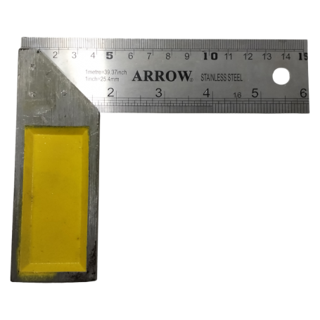 ARROW HEAVY DUTY TRY SQUARE RULER