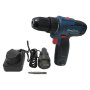 DONGCHENG 10mm 35N.M CORDLESS DRIVER DRILL 10.8V (12V MAX) 2.0Ah X 2B,1.3A (DCJZ1202E)