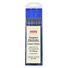 150mm GREY TIG TUNGSTEN ELECTRODE - ALLOY / STAINLESS STEEL - 2.4mm