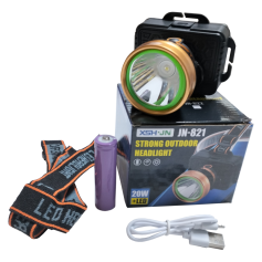 XSH.JN STRONG OUTDOOR HEADLIGHT + 18650 BATTERY (JN-821)
