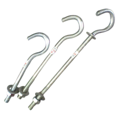 FAN HOOK - J (4" - 10")