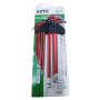 HITTO CR.V - EXTRA LONG BALL POINT HEX KEY SET (9PCS ~ AF)