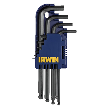 IRWIN 10PCS METRIC BALL ENDED LONG ARM HEX KEY SET (S001-211)