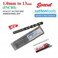 SUTTON HSS JOBBER DRILL BIT (METRIC) (EVACUT DRILL BIT) 1.0mm - 13mm