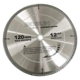 12" BOSUN ALUMINIUM TCT CIRCULAR SAW BLADE (300mm X 120T)