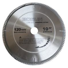 10" BOSUN ALUMINIUM TCT CIRCULAR SAW BLADE (250mm X 120T)