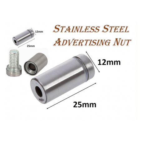 FY- STAINLESS STEEL ADVERTISING NUT
