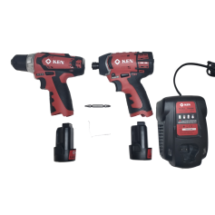 KEN COMBO SET- 12V MAX 2-TOOL COMBO KIT (2.0Ah X 2B) (KEN BL6212CB+BL6412D)