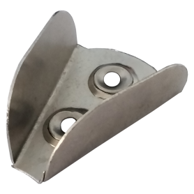 FY- CHROME PIPE V BRACKET (12mm - 25mm)