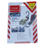 RATCHET TIE DOWN - RATCHET STRAP TIE-DOWN WITH METAL LOCK RTD-115 (1" X 15')