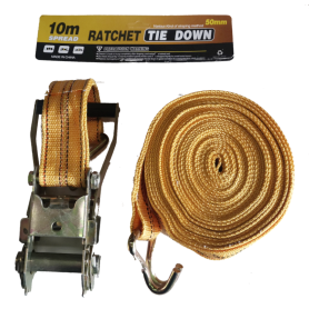 FIESTO RATCHET TIE DOWN WITH STEEL HOOK - LORRY USE RTD-210 (2TON X 10Mtr)