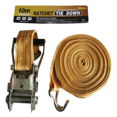 FIESTO RATCHET TIE DOWN WITH STEEL HOOK - LORRY USE RTD-210 (2TON X 10Mtr)