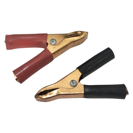 BOOSTER BATTERY CLIPS - RED & BLACK (25AMP 50AMP)