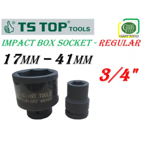 TSTOP / GIANT TOOLS IMPACT BOX SOCKET - REGULAR (17mm - 41mm)